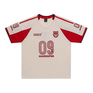 Number 09 Splicing Short Sleeve