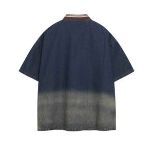 Make vintage gradient jerseys with short sleeves