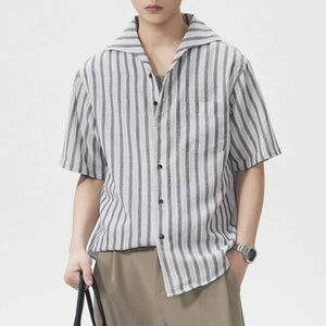 Retro Loose Short Sleeve Shirt