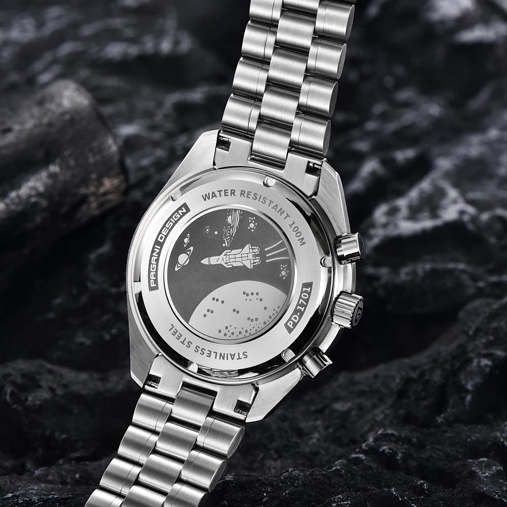 Pagani Design PD - 1707 Watch - Stainless Steel Sports - MRC STOREAccessoriesMRC STOREPagani Design PD - 1707 Watch - Stainless Steel Sports My Store MRC STORECJNS225740901AZBlack 500 Circle
