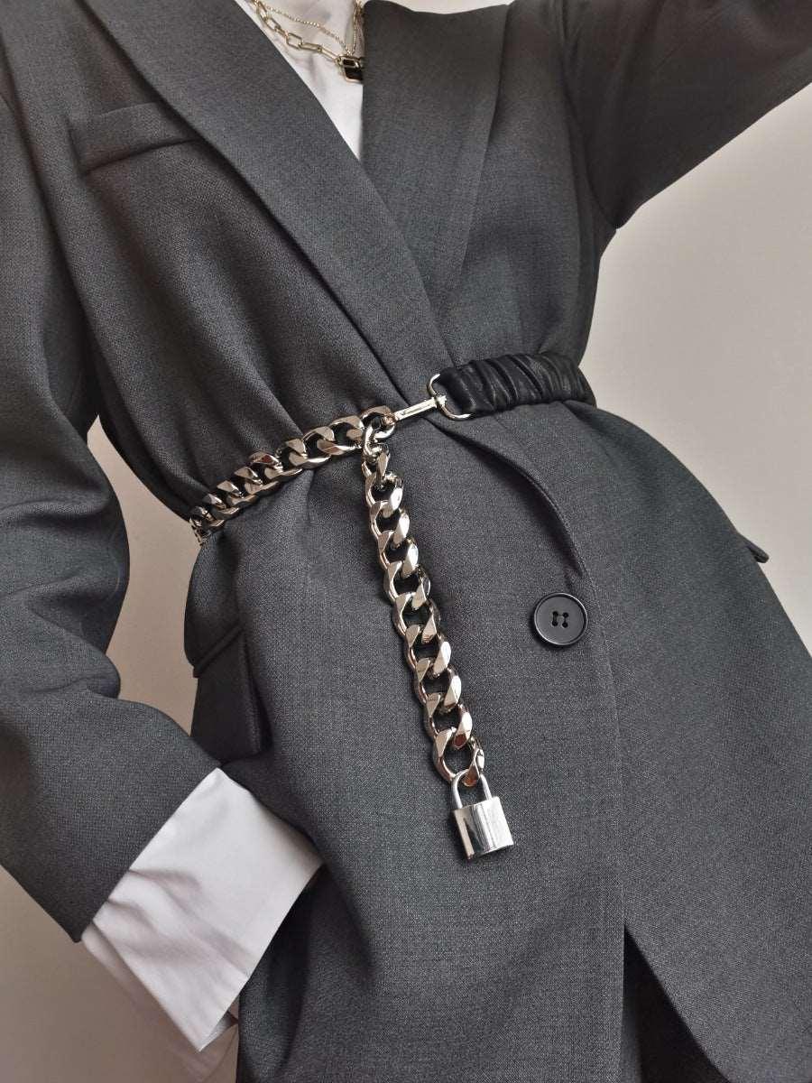 Belt Female Chain Stitching Elastic Waist With Skirt Girdle - MRC STOREAccessoriesMRC StoreBelt Female Chain Stitching Elastic Waist With Skirt Girdle - MRC STOREMRC STORECJNS103615401AZBlack
