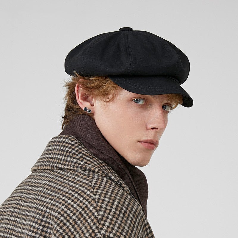 British Retro Octagonal Painter Hat - MRC STOREAccessoriesMRC STOREBritish Retro Octagonal Painter Hat MRC STORE MRC STORECJBQ255564803CXBlackMedium Size