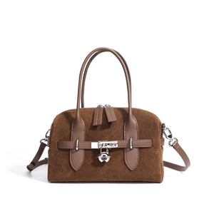 Frosted Color - Block Luxury Suede Shoulder Bag - MRC STOREAccessoriesMRC STOREFrosted Color - Block Luxury Suede Shoulder Bag MRC STORE 140.00MRC STORECJNS258543602BYBrown