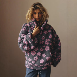 Winter Flowers Sweatshirt - MRC WEAR