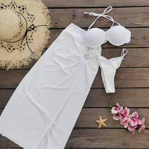 Tube Top Swimsuit - Three - Piece Suit - MRC STOREbikini setMRC STOREWomen’s Tube Top Swimsuit - Three - Piece Suit My Store MRC STORECJYD240755703CXCU19328W1L