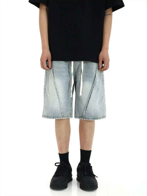 American Retro Denim Shorts - MRC STOREbottomsMRC StoreAmerican Retro Denim ShortsMRC STORECJYD205108010JQ2XLLight Blue