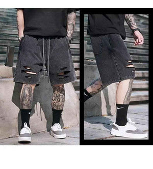 Black Knitted Shorts - MRC STOREbottomsMRC StoreBlack Knitted ShortsMRC STORECJXX207570102BYBlackL
