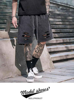 Black Knitted Shorts - MRC STOREbottomsMRC StoreBlack Knitted ShortsMRC STORECJXX207570102BYBlackL