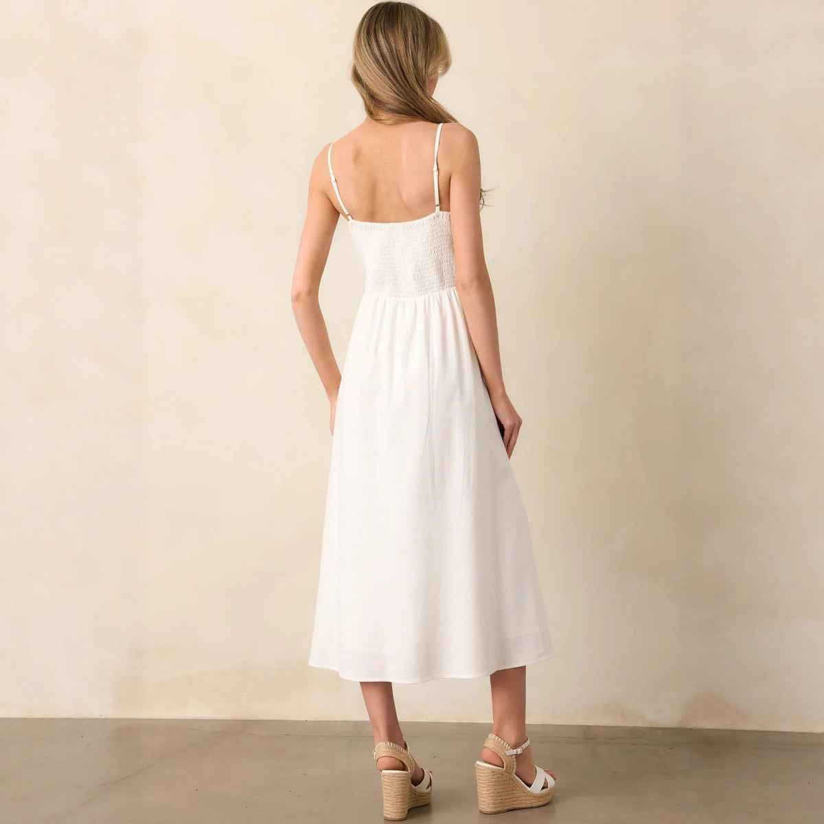 Backless Strappy Slim - Fit Midi Dress - MRC STOREDressMRC STOREBackless Strappy Slim - Fit Midi DressMRC STORECJLY262157908HSRedL
