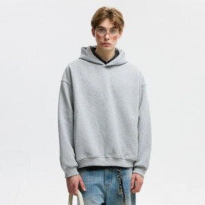 Unisex Short Wide Fleece Hooded Sweatshirt - MRC STOREHoodieMRC STOREUnisex Short Wide Fleece Hooded Sweatshirt MRC STORE 80.00MRC STORECJWY259533127AZFlower GrayL