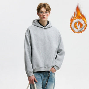 Unisex Short Wide Fleece Hooded Sweatshirt - MRC STOREHoodieMRC STOREUnisex Short Wide Fleece Hooded Sweatshirt MRC STORE 80.00MRC STORECJWY259533172TGFlower gray with velvetL