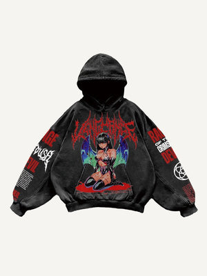 Retro Graphic Pullover Hoodie - MRC STOREHoodieMRC STORERetro Graphic Pullover Hoodie MRC STORE 70.99MRC STORECJWY256878413MNBlack2XL