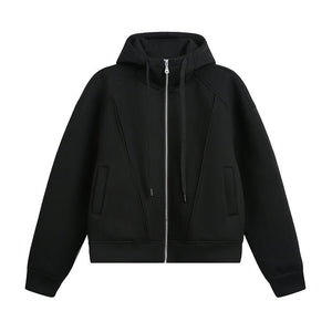 Deconstructed Spliced Hooded Cardigan Sweater - MRC STOREHoodieMRC STOREDeconstructed Spliced Hooded Cardigan Sweater - MRCSTOREMRC STORECJWY258473507GTBlackL