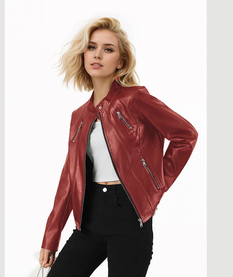 High - Grade PU Leather Jacket – Elegant & Stylish - MRC STOREJacketsMRC STOREHigh - Grade PU Leather Jacket – Elegant & Stylish My Store 35.33MRC STORECJYD232404207GT1919 Brick RedL
