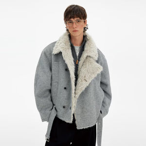 Retro Cotton Relaxed-Fit Jacket Extra Thick Fashionable Coat - MRC WEAR