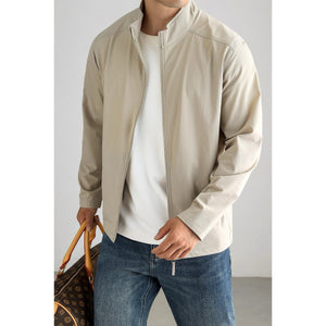 Solid Color Casual Commuter Jacket - MRC WEAR