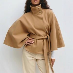 Solid Color Stand - Collar Trench Coat - MRC STOREJacketsMRC STORESolid Color Stand - Collar Trench Coat MRC STORE 110.00MRC STORECJQB260730719SHKhakiL