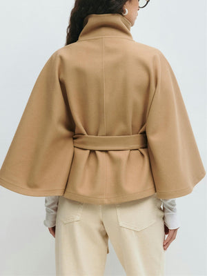 Solid Color Stand - Collar Trench Coat - MRC STOREJacketsMRC STORESolid Color Stand - Collar Trench Coat MRC STORE MRC STORECJQB260730719SHKhakiL