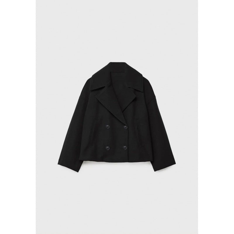 Ins Double - Breasted Lapel Blazer Jacket - MRC STOREJacketsMRC STOREIns Double - Breasted Lapel Blazer Jacket MRC STORE 70.00MRC STORECJYD243584910JQBlack2XL