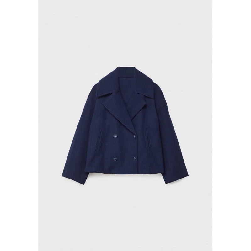 Ins Double - Breasted Lapel Blazer Jacket - MRC STOREJacketsMRC STOREIns Double - Breasted Lapel Blazer Jacket MRC STORE 70.00MRC STORECJYD243584937KPBlue shirt with blue buttons2XL