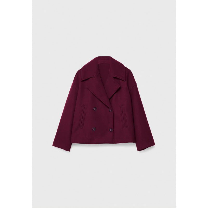 Ins Double - Breasted Lapel Blazer Jacket - MRC STOREJacketsMRC STOREIns Double - Breasted Lapel Blazer Jacket MRC STORE 70.00MRC STORECJYD243584930DWRed2XL