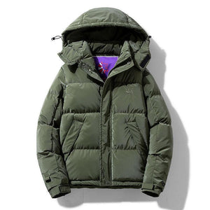 Hooded Cotton Padded Jacket - MRC STOREJacketsMRC STORETide Brand Cotton - Padded Youth Hooded Padded Jacket - Loose Fit, Zipper Front, Polyester Fabric - MRC STOREMRC STORECJXZ135924207GTGreen2XL