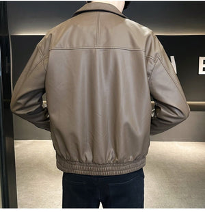Men's Retro Leather Motorcycle Coat - MRC STOREJacketsMRC StoreMen's Retro Leather Motorcycle Coat MRC Store MRC STORECJXZ253116309IRBlack2XL