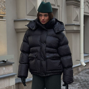 Warm Cotton - Padded Hooded Overcoat - MRC STOREJacketsMRC STOREWarm Cotton - Padded Hooded Overcoat MRC STORE 100.00MRC STORECJJK255502303CXBlackL