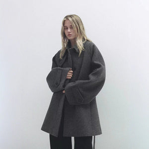 Elegant Belted Mid - Length Stand Collar Coat - MRC STOREJacketsMRC STOREElegant Belted Mid - Length Stand Collar Coat MRC STORE 220.99MRC STORECJQB261053004DWCharcoal GrayM