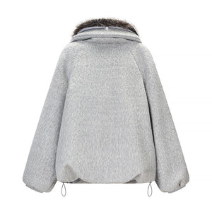Fashionable Casual Pocket Decoration Woolen Coat - MRC WEAR