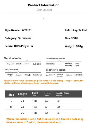 Wine Red Hooded Cotton Jacket - MRC STOREJacketsMRC STOREWine Red Hooded Cotton Jacket MRC STORE MRC STORECJJK255464603CXWine RedL