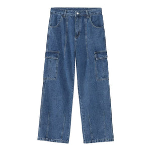American Retro Loose Casual Workwear Jeans - MRC STOREjeansMRC STOREAmerican Retro Loose Casual Workwear Jeans MRC STORE MRC STORECJXX259198911KPBlack2XL