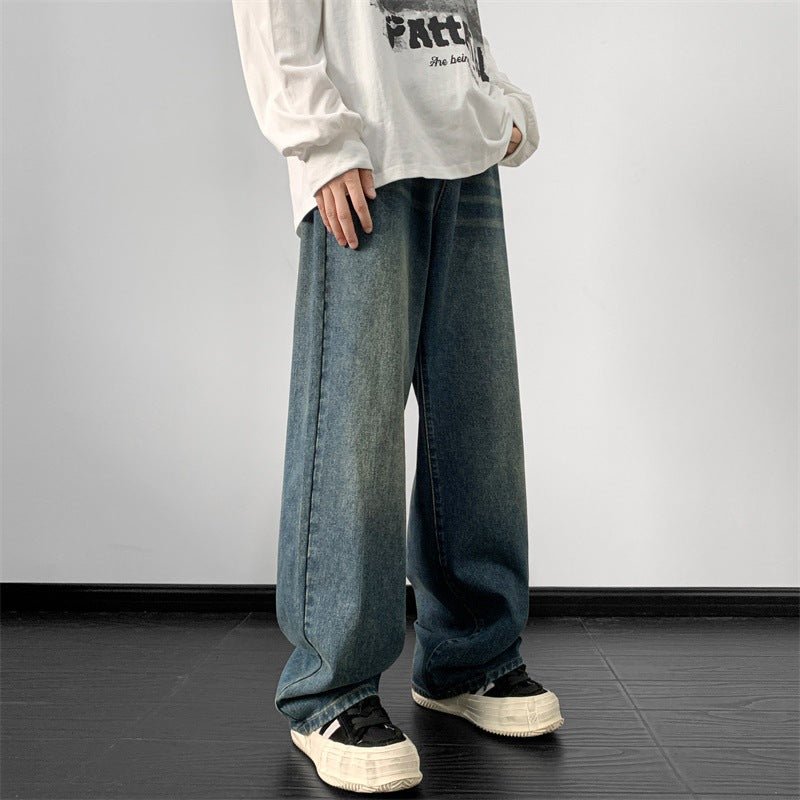 Vintage Straight-Leg Casual Jeans - MRC WEAR