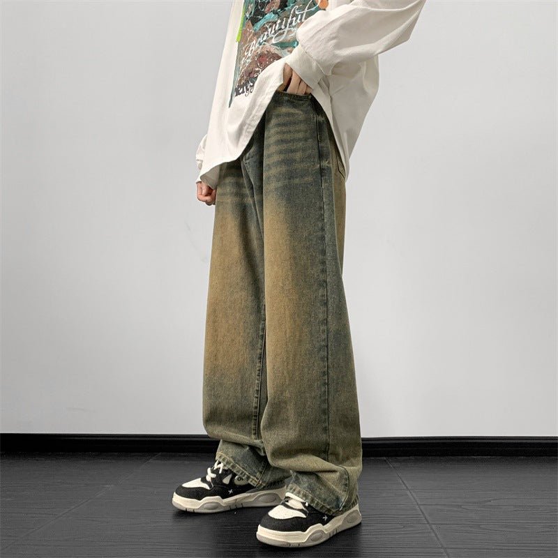 Vintage Straight-Leg Casual Jeans - MRC WEAR