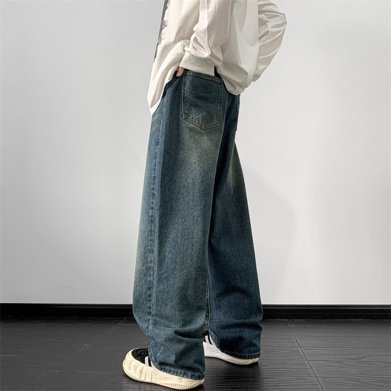Vintage Straight-Leg Casual Jeans - MRC WEAR