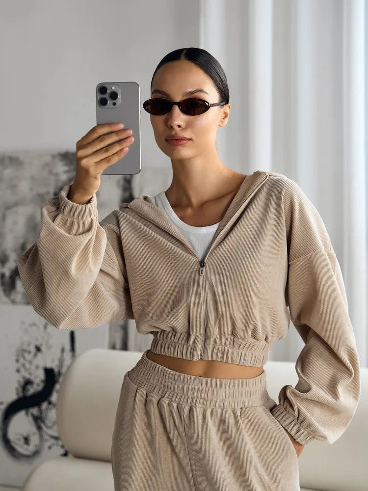 Cardigan Sweater - Hooded Elastic Fit - MRC STOREsetMRC STOREWomen’s Cardigan Sweater - Hooded Elastic Fit My Store 40.11MRC STORECJLS242905215OLApricotL