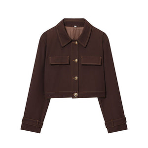 Piped Short Jacket & Flare Pants Set - MRC STOREsetMRC STOREPiped Short Jacket & Flare Pants Set MRC STORE 100.00MRC STORECJLS260800804DWTopL