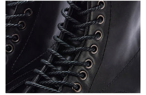 High Street Mid - Top Genuine Leather Martin Boots - MRC STOREShoesMRC STOREHigh Street Mid - Top Genuine Leather Martin Boots MRC STORE MRC STORECJYD256097108HSDark Brown40