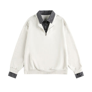 Two - Piece Polo Collar Pullover - MRC STOREsweaterMRC STORETwo - Piece Polo Collar Pullover MRC STORE 98.99MRC STORECJWY260024203CXWhite Flower Gray2XL