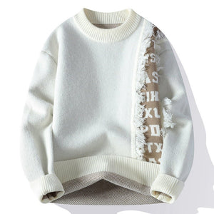 Men's Knitted Long Sleeve Pullover - MRC STORESweaters & HoodiesMRC STOREMen's Knitted Long Sleeve Pullover My Store 38.00MRC STORECJYD252596304DWWhite2XL