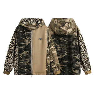 Camouflage Hooded Denim Jacket – Patchwork - MRC STORESweaters & HoodiesMRC STORECamouflage Hooded Denim Jacket - Stylish and Bold Contrast Patchwork - MRC STOREMRC STORECJXZ226525802BYKhakiL