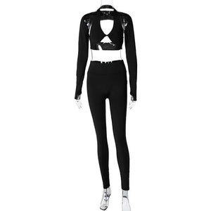 Long Sleeve Shawl Trousers Three - Piece Set - MRC STORETopMRC StoreLong Sleeve Shawl Trousers Three - Piece Set - MRC STOREMRC STORECJLS210958506FUBlackL