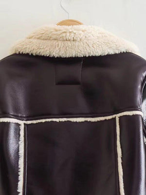 Short Lapel Slim Jacket – Elegant Long Sleeve Fur Coat - MRC STORETopMRC STOREShort Lapel Slim Jacket – Elegant Long Sleeve Fur Coat - MRC STOREMRC STORECJZP165061404DWBlackL