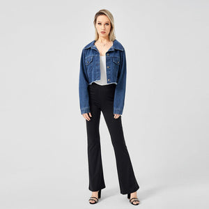 Retro Raw Edge Soft Denim Jacket - MRC STORETopMRC STORERetro Raw Edge Soft Denim Jacket - MRC STOREMRC STORECJJK1822548-LightBlue-LLightBlueL