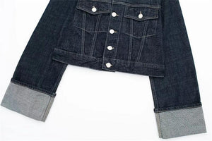 Hemming Sleeve Denim Jacket & Trousers Set - MRC STORETopMRC STOREWomen's Hemming Sleeve Denim Jacket Coat & Trousers Set - MRC STOREMRC STORECJLS206111608HSPantsL