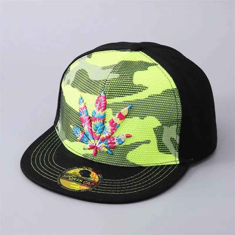 Maple Leaf Camouflage Cap - MRC STOREAccessoriesMy StoreMaple Leaf Camouflage CapMRC STORECJBQ200426703CXFluorescent GreenAdjustable