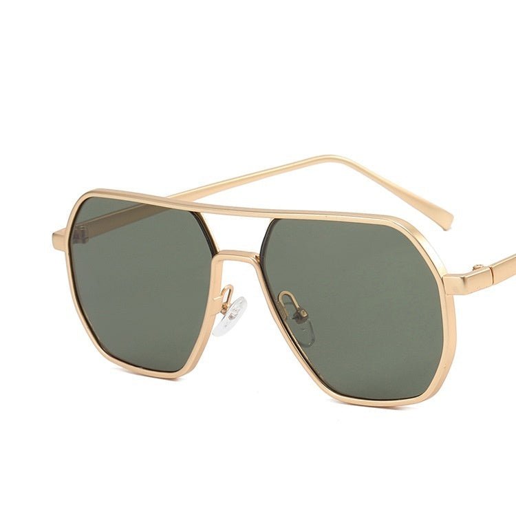 Men’s UV Sunglasses - Double Beam Gold Gray - MRC STOREAccessoriesMy StoreMen’s UV Sunglasses - Double Beam Gold Gray My Store 14.95MRC STORECJCF235089405EVAs Shown In The FigureGolden Blackish Green