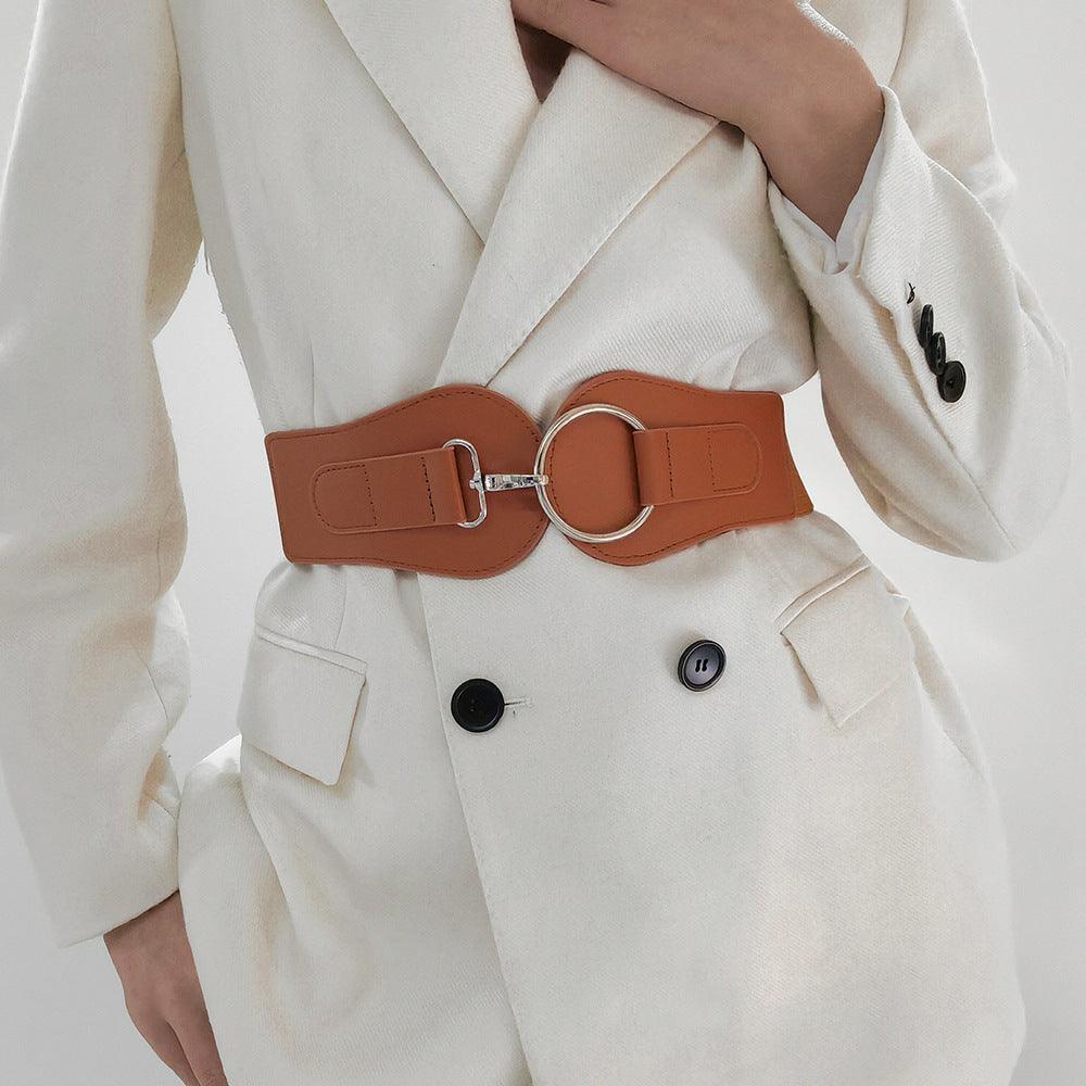 Simple Sweet Cool PU Leather Decoration Wide Belt – Stylish Business Accessory - MRC STOREAccessoriesMy StoreSimple Sweet Cool PU Leather Decoration Wide Belt – Stylish Business Accessory - MRC STOREMRC STORECJYD208455604DWBeige Gold Buckle65cm