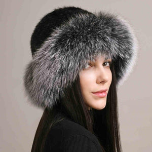 Luxurious Winter hat Mink Hair Hat - MRC STOREAccessoriesMy StoreLuxurious Women's Winter hat Mink Hair Hat – Elegant and Warm - MRC STOREMRC STORECJMZ222700506FUBlack day cream series