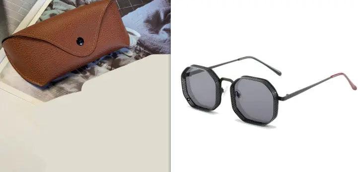 Stylish Metal Box Sunglasses for Men and Women - MRC STOREAccessoriesMy StoreStylish Metal Box Sunglasses for Men and Women - MRC STOREMRC STORECJCF204462610JQBlack And Gray set